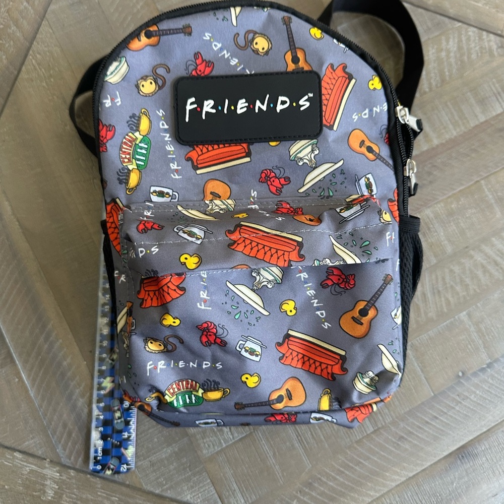 FRIENDS Mini Multicolor Patterned Backpack